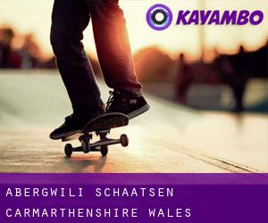 Abergwili schaatsen (Carmarthenshire, Wales)