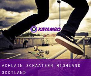 Achlain schaatsen (Highland, Scotland)