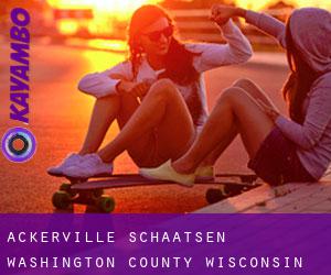 Ackerville schaatsen (Washington County, Wisconsin)