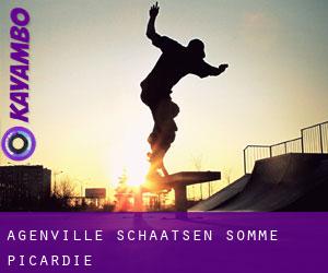 Agenville schaatsen (Somme, Picardie)