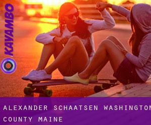 Alexander schaatsen (Washington County, Maine)