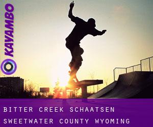 Bitter Creek schaatsen (Sweetwater County, Wyoming)
