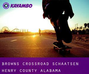 Browns Crossroad schaatsen (Henry County, Alabama)