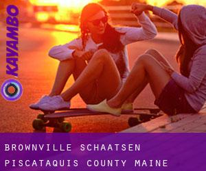 Brownville schaatsen (Piscataquis County, Maine)