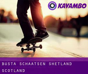 Busta schaatsen (Shetland, Scotland)
