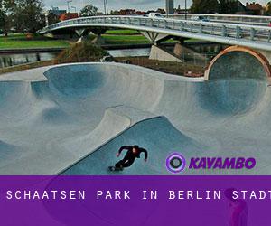 Schaatsen Park in Berlin Stadt