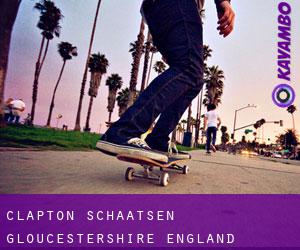 Clapton schaatsen (Gloucestershire, England)