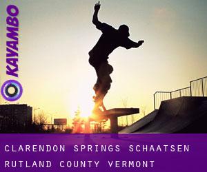 Clarendon Springs schaatsen (Rutland County, Vermont)