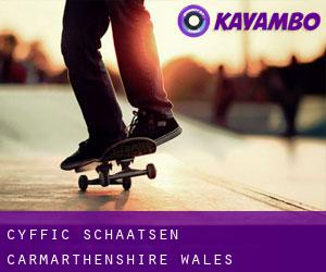 Cyffic schaatsen (Carmarthenshire, Wales)