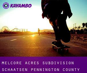 Melcore Acres Subdivision schaatsen (Pennington County, South Dakota)